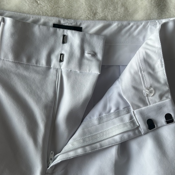 HALOGEN Women's High Waist Stretch Poplin Ankle Pants - Picture 6 of 11